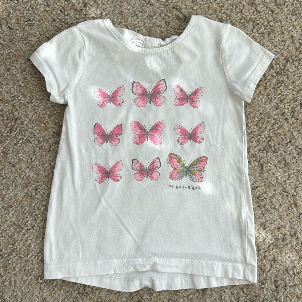 Girl’s Butterfly Top